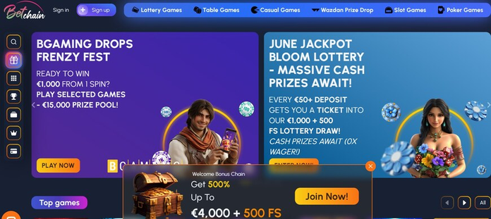 betchain casino Gameplay