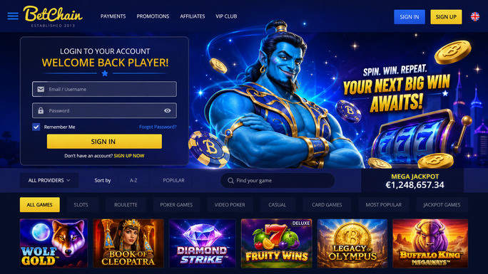 betchain casino Gameplay