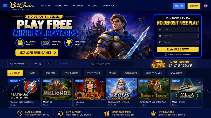 betchain casino Gameplay