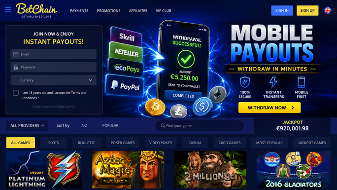 betchain casino Gameplay