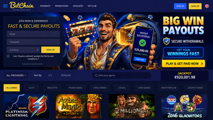 betchain casino Gameplay