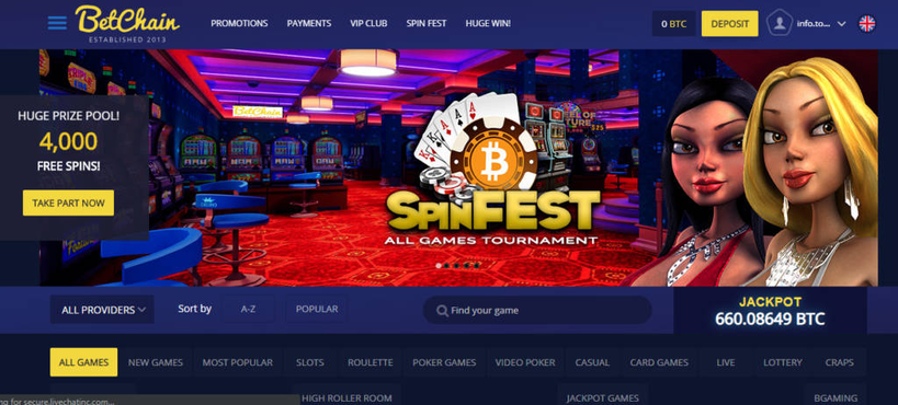 betchain casino Gameplay